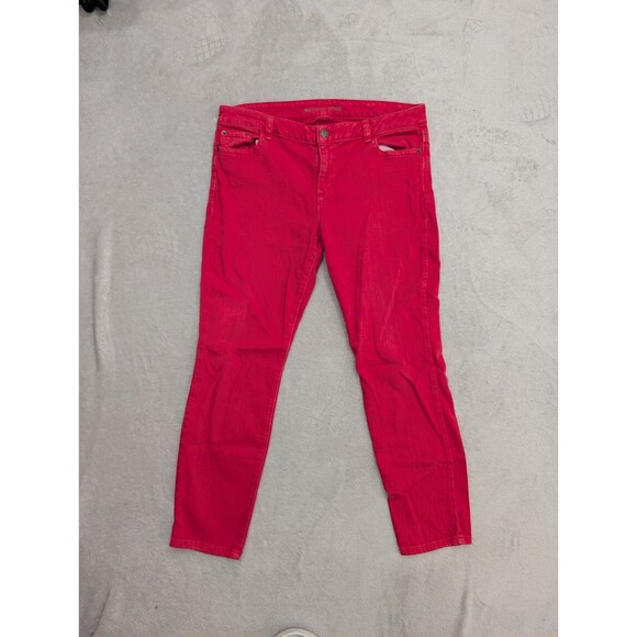 Michael Kors Red Denim Jeans Pants - Picture 1 of 4